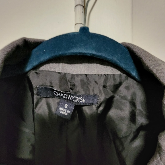 Chadwick's 8 Gray Sheath Blazer - Picture 7 of 9